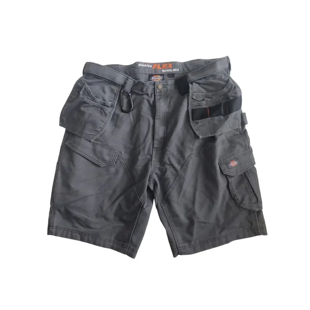 Traeger & Dickies Mens Flex Work Shorts Dark Gray Size 40